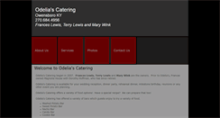 Desktop Screenshot of odeliascatering.com